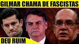 GILMAR MENDES CULPA B0LS0NAR0 E SERGI0 M0R0 POR FASClSM0 E MOSTRA QUE O FUTUR0 DELES ESTÁ SELAD0!