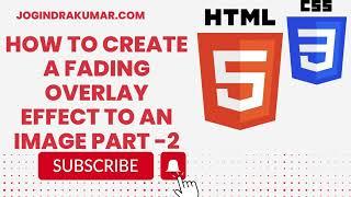 How to create a fading overlay effect to an image part 2 #html #css #overlay #image #effect #shorts