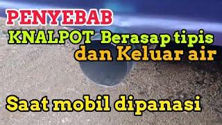 Knalpot berasap dan keluar air saat mobil dipanasi pagi hari. Bahayakah? #mamik_yess