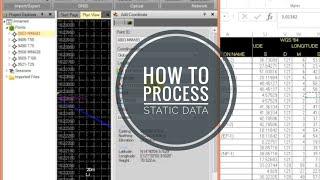 How to process static data