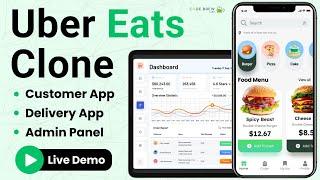 How to Build Food Delivery App like Uber Eats | Create Uber Eats App Clone | Live Demo