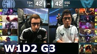 TSM vs SSG - Week 1 Day 2 | Group D LoL S6 World Championship 2016 W1D2 | TSM vs Samsung G1 Worlds