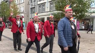 Die Freiwillige Feuerwehr Fulda Bernhards auf dem Eröffnungsumzug des Walk of Foaset