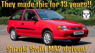 They made this for 13 years! Mk2 Suzuki Swift goes for a drive