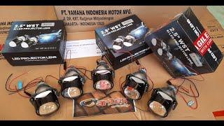 Bi Led Projector lens 2.5" WST Iphcar 30 watt || Proji biled wst 30 watt  || bukan HID projector