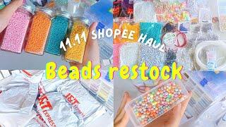  Shopee beads haul (Philippines)  Studio vlog #003