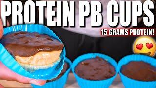 PROTEIN PEANUT BUTTER CUPS | Quick, Easy, Delicious!