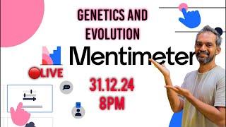 Genetics and Evolution Menti Quiz live