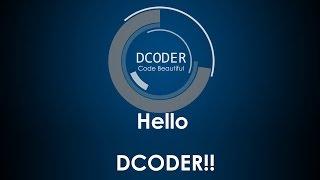 Hello DCODER