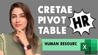Pivot Table Human Resource - HR Pivot Table