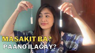 HOW TO USE TAMPONS?! MY TAMPONS EXPERIENCE | ft. LADOUCE TAMPONS REVIEW