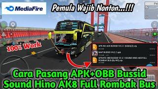 Cara pasang Apk+Obb Bussid Sound Hino AK8 Full Rombak Bus || Terbaru