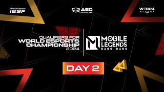 MLBB | GROUP STAGE | IESF ASIA REGIONAL QUALIFIERS 2024 | DAY 2
