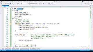 9 C++ OOP Course 06 - Defining class constructors