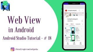 Web View in Android II Android Studio Tutorial - #18