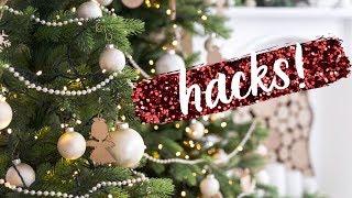 Christmas Tree Decorating Hacks! 10 Hacks for your Tree!