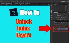 Photoshop | How to Unlock Index layers | Zopau