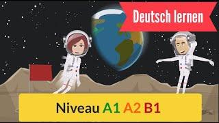 Alltag Deutsch lernen mit einfachen Sätze a1 a2 b1 Everyday life Learn German with simple sentences.