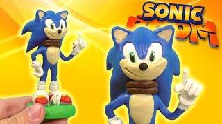 ЛЕПИМ ЁЖИКА СОНИК БУМ из ПЛАСТИЛИНА | Sonic Boom Plasticine Tutorial