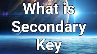 What is Secondary Key. Urdu/ English