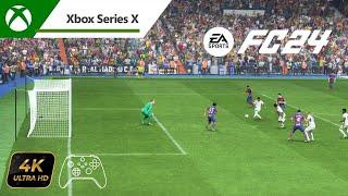 ️ así es EA SPORTS FC24 - XBOX SERIES X - GAMEPLAY 4K - Primer partido