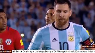 Cuplikan Pertandingan Argentina vs Chile