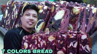 PAANO ANG PAGGAWA NG PUDDING OR BAHUG² BREAD // (13 KILOS RECIPE) 7 COLORS BREAD #REQUESTED