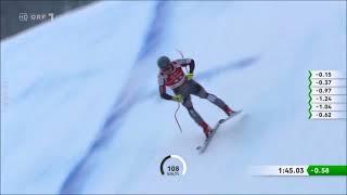 Aleksander Aamodt Kilde - The Winning Run of his 1st Kitzbühel Triumph