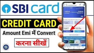 sbi credit card emi convert process | sbi credit card bill convert to emi 2024-SBI credit card
