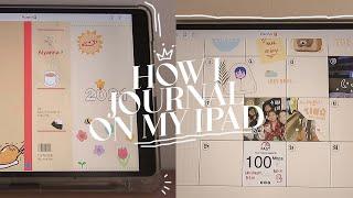  2021 journal & planner set up (ipad + FREE template!)