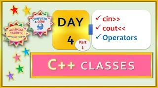 #cin #cout #Operators | C PLUS PLUS  #harshika_softwaretrainer #_COMPUTER_CODE