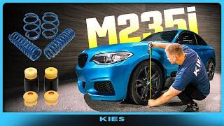How to LOWER your M235i BMW the CHEAP & EASY WAY  (F22)