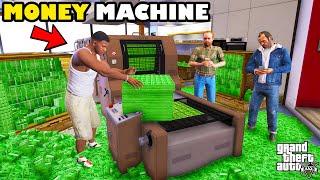 Franklin Found MONEY PRINTING MACHINE And Buys Everything In GTA 5 | SHINCHAN and CHOP