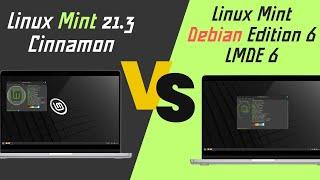 Linux Mint 21.3 VS LMDE 6 (RAM Consumption)