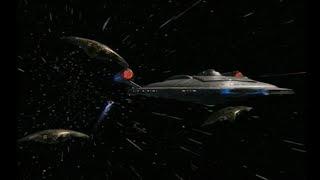 Enterprise  chased at high warp