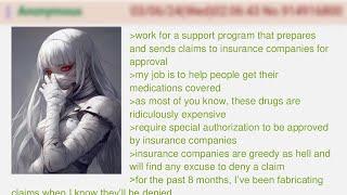 Anon Fabricates People's Health Claims To Get Them Approved | 4Chan Greentext Stories