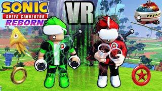 Playing Sonic Speed Simulator REBORN In VR!!