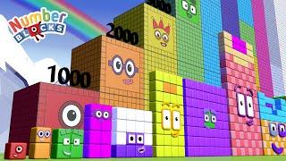 Numberblocks Doubler Club 1 to 4096 to 30,000 - Count to 30,000 Song - Learn to Count Big Numbers