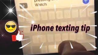 iPhone Secrets: Messaging Tip Using Space Bar