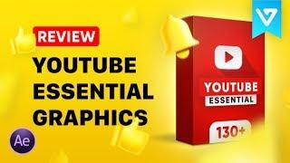 130+ YouTube Essential Library for After Effects From EasyEdit