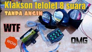 Review Klakson telolet 8 suara model keong 12/24volt..jozz banget suaranya