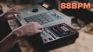 Having some fun in 88BPM (MPC 2000XL + SP202 beat making)