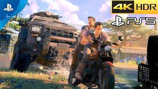 Uncharted 4: A Thief's End - CAR Chasing scene | TAMIL COMMENTRY