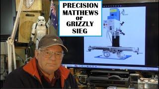 Precision Matthews or Grizzly/SIEG  CNC Mill conversion #what do you want to see? comments, please