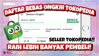 CARA SELLER TOKOPEDIA DAFTAR BEBAS ONGKIR!! MUDAH BANGET!