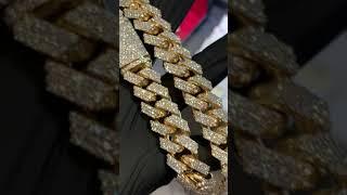 TraxNYC Review: 14K VS Yellow Gold Cuban Link Diamond Chain #66246