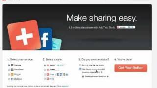 Learn how to add a share button to your web site share button