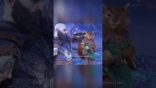 Kratos Meets Ratatoskr Cutscene aka Talking Bitter Squirrel God of War Ragnarok