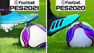 PES 2021 VS PES 2020 | GAMEPLAY COMPARISON