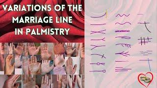 Marriage Line Variations in Palmistry - Love, Relationships & Breakups